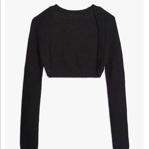 Weworewhat New Black Shrug - Size L